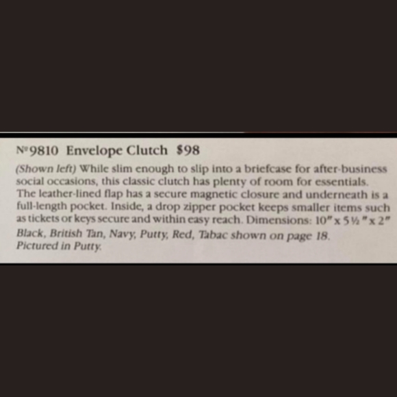 🔥 Rare Vintage Bonnie Cashin Coach Envelope Clutch 9810, made in NYC. - Picture 8 of 8